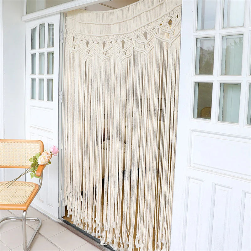 Afralia™ Bohemian Cotton Macrame Wall Hanging 130*180cm