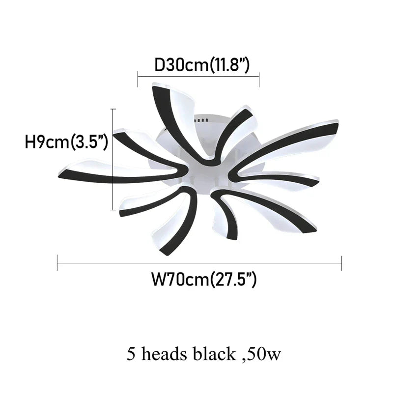 Afralia™ Modern Acrylic LED Chandelier Ceiling Light for Living Room Bedroom Decor