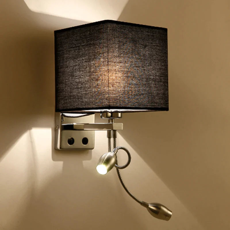 Afralia™ Fabric LED Wall Lights for Modern Living Spaces