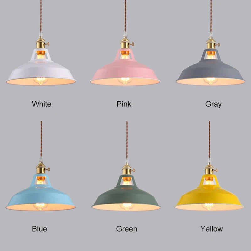 Afralia™ Nordic Retro E27 LED Pendant Chandeliers for Indoor Lighting in Bedroom, Living Room, Restaurant