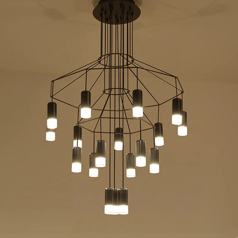 Afralia™ Designer Nordic Ceiling Chandelier for Home Decor and Living Room Lighting