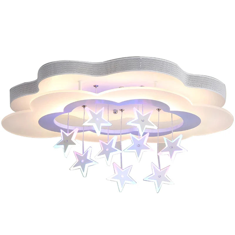 Afralia™ Cartoon Bat LED Ceiling Light for Child Bedroom and Study Room