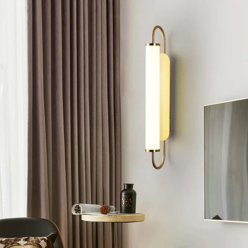 Afralia™ Elegant Wall Sconce Lighting for Living Room, Aisle, Bedroom, and TV Background