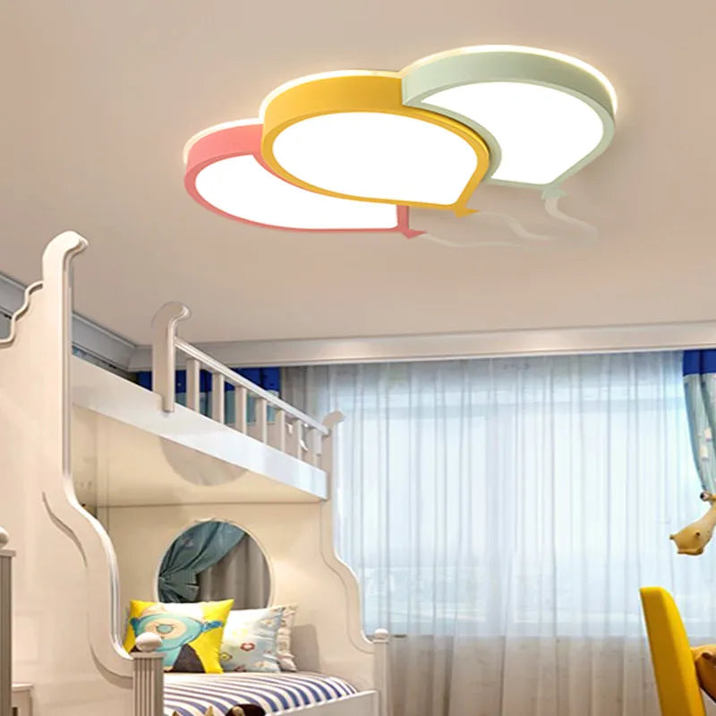 Afralia™ Kids Room Princess Chandelier: Cartoon Lamp Shade Ceiling Chandelier for Cute Room Decor