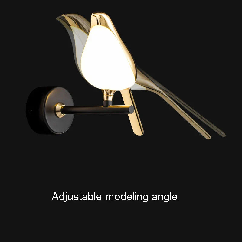 Afralia™ Magpie Bird LED Wall Lamp Modern Simplicity Sconce Light for Home Indoor Lighting