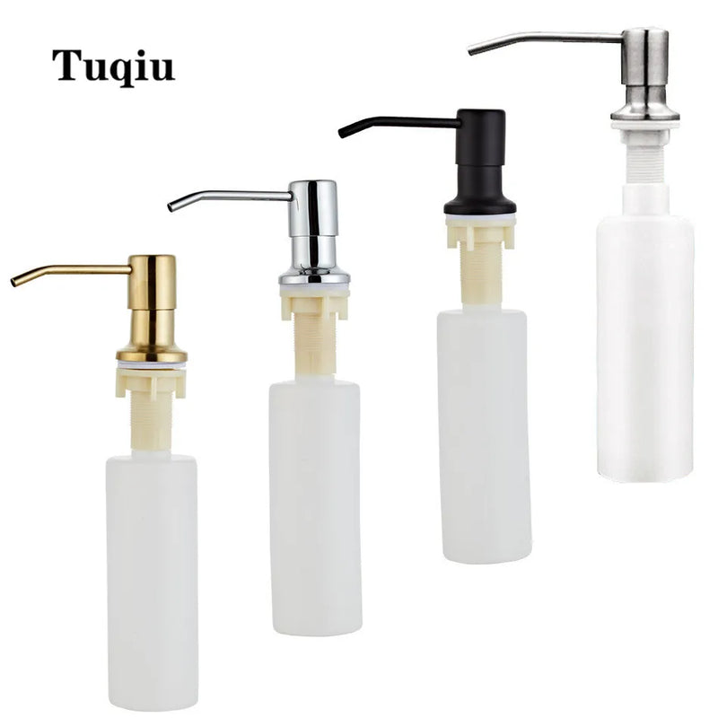 Afralia™ Stainless Steel Soap Dispenser 300ML Black/Gold/Chrome/Nickel