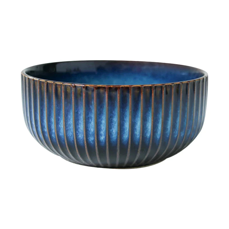 Afralia™ Ceramic Gradient Soup Bowl - Eco-Friendly Porcelain Bowl - Nordic Design