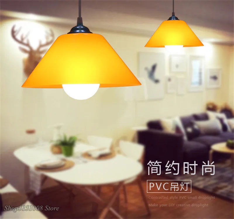 Afralia™ Modern Plastic Pendant Light for Kitchen Dinning Room Bedroom Decor