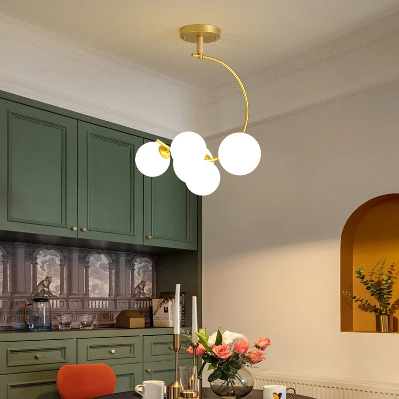 Afralia™ MDWELL G9 Pendant Light: Black/Gold Nordic Style Kitchen & Bedroom Hanging Lamp