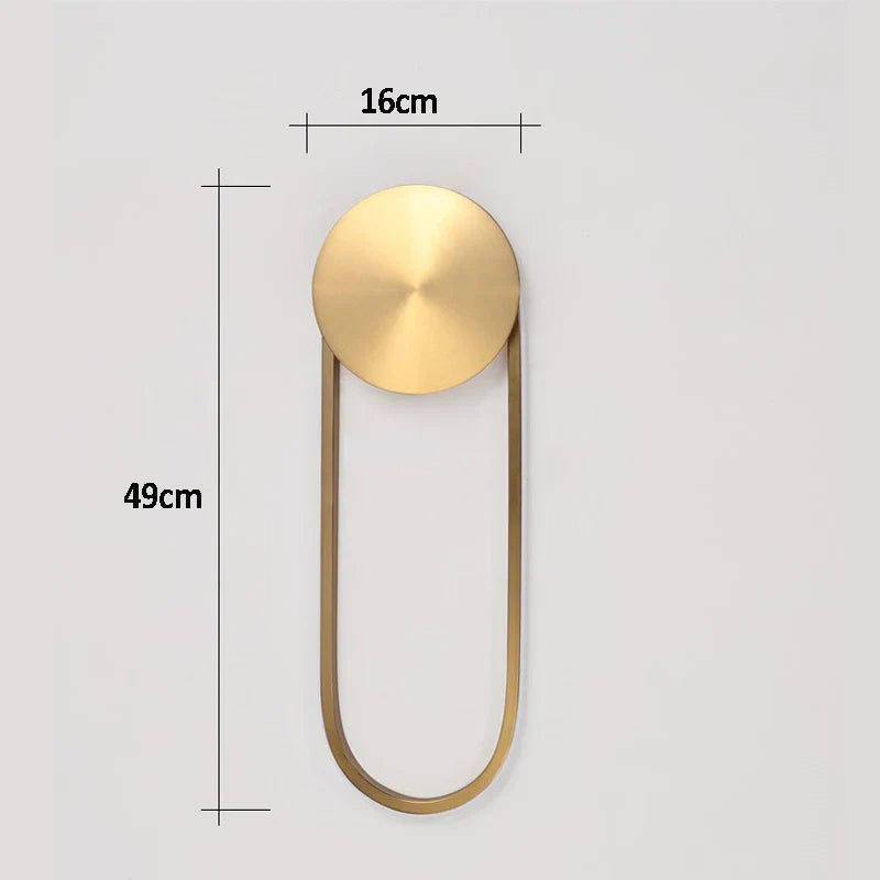 Afralia™ LED Acrylic Metal Wall Lamp: Minimalist Nordic Sconce Light for Bedroom, Living Room