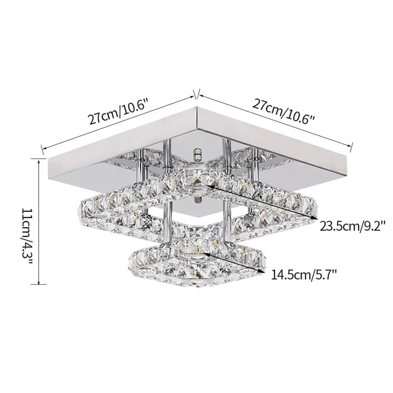 Afralia™ Modern LED Ceiling Chandelier for Living Room, Dining Room, and Bedroom