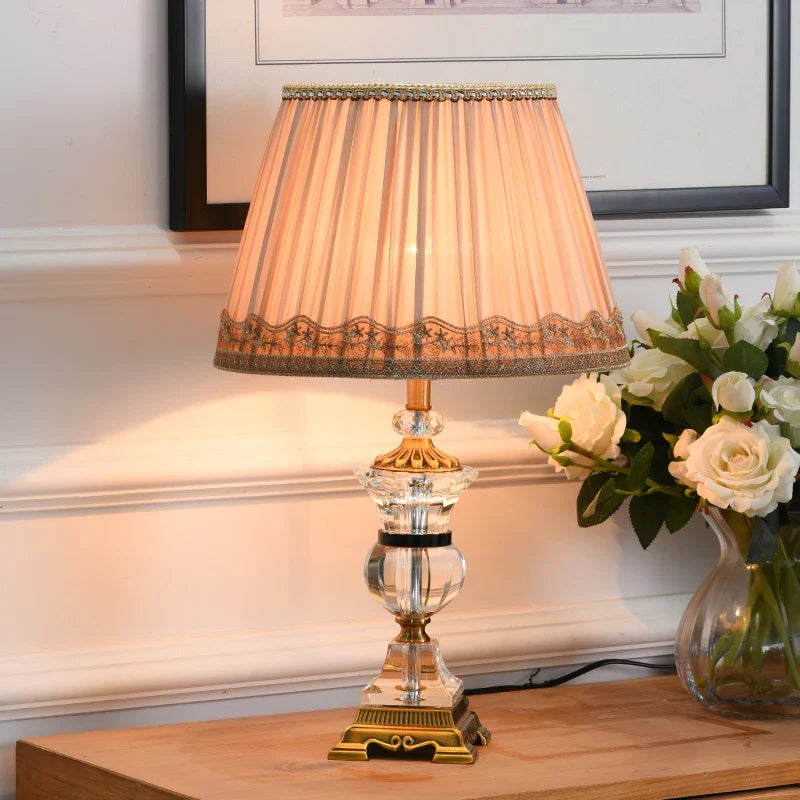 Afralia™ Crystal Table Lamps - Modern Luxury Desk Lights for Home and Hospitality