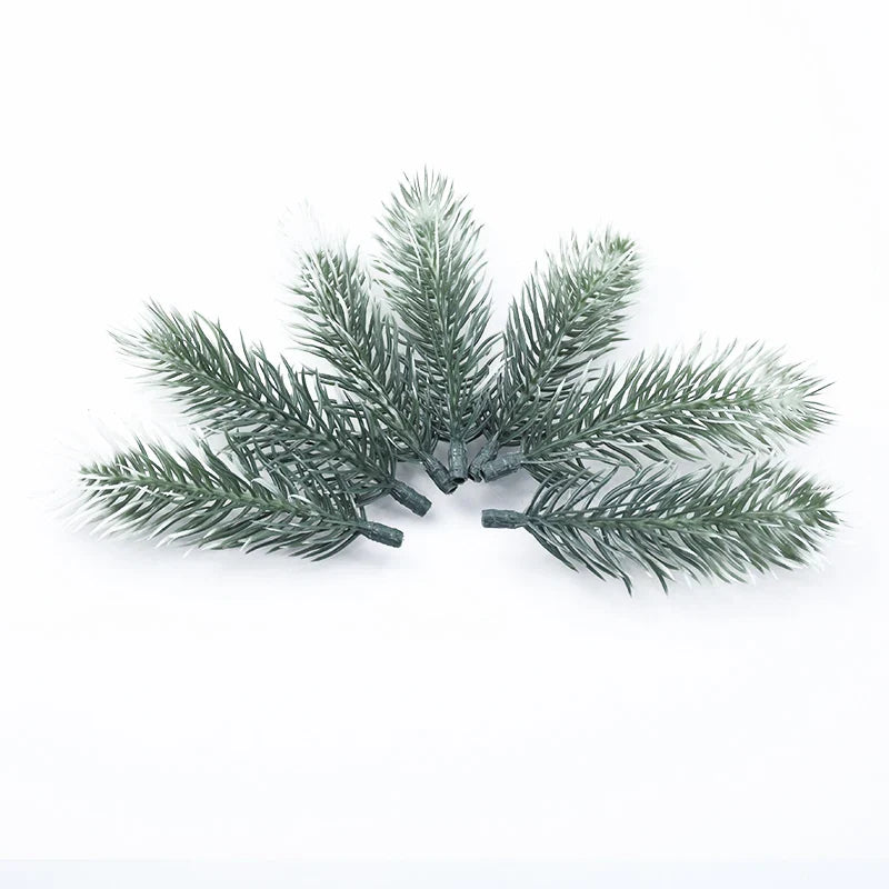 Artificial Pine Needle Snowflake Wreath Material by Afralia™ - Wedding & Home Decor