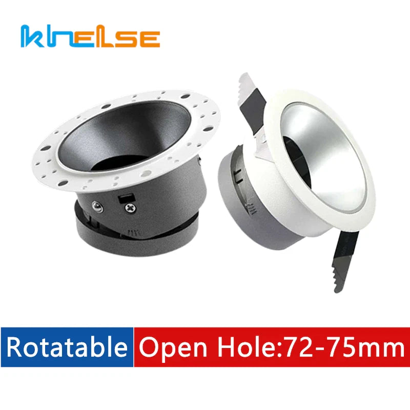 Afralia™ Adjustable Anti-Glare Ceiling Downlight with GU10/MR16 Lamp Base for Indoor Spot Lighting