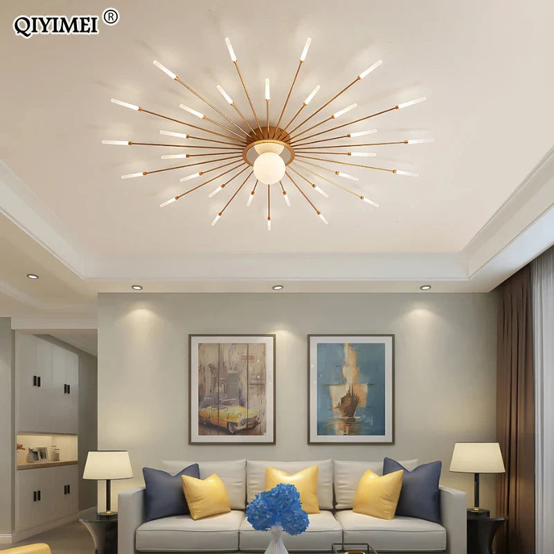 Afralia™ Modern Chandelier Lights for Home Decor and Lighting in Foyer, Study, Bedroom, Kitchen & Living Room