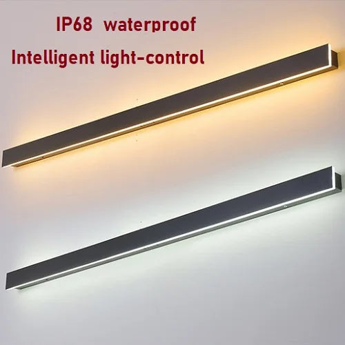 Afralia™ Stainless Steel Light-Control Wall Lamp, Outdoor IP65, Modern Design