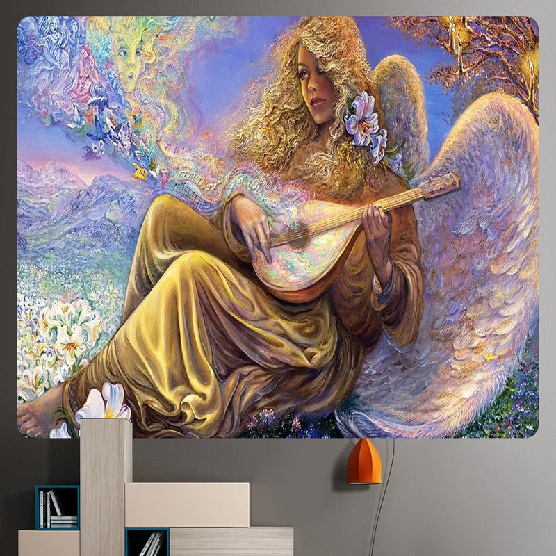 Afralia™ Psychedelic Tapestry: Bohemian Hippie Wall Decor & Sofa Blanket