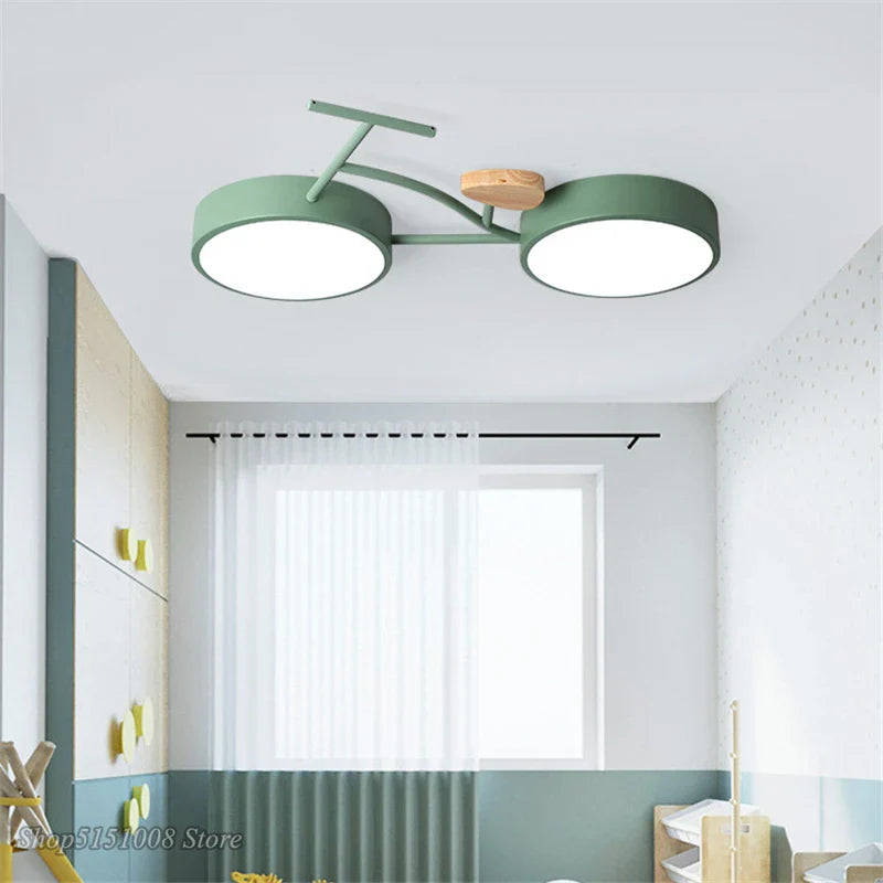 Afralia™ Kids LED Ceiling Lamp 3 Color Temperature, Nordic Design for Children's Room