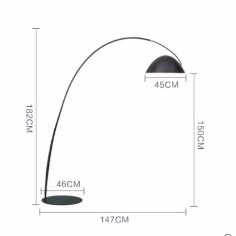 Afralia™ Minimalist Vertical Floor Lamp for Living Room Decor