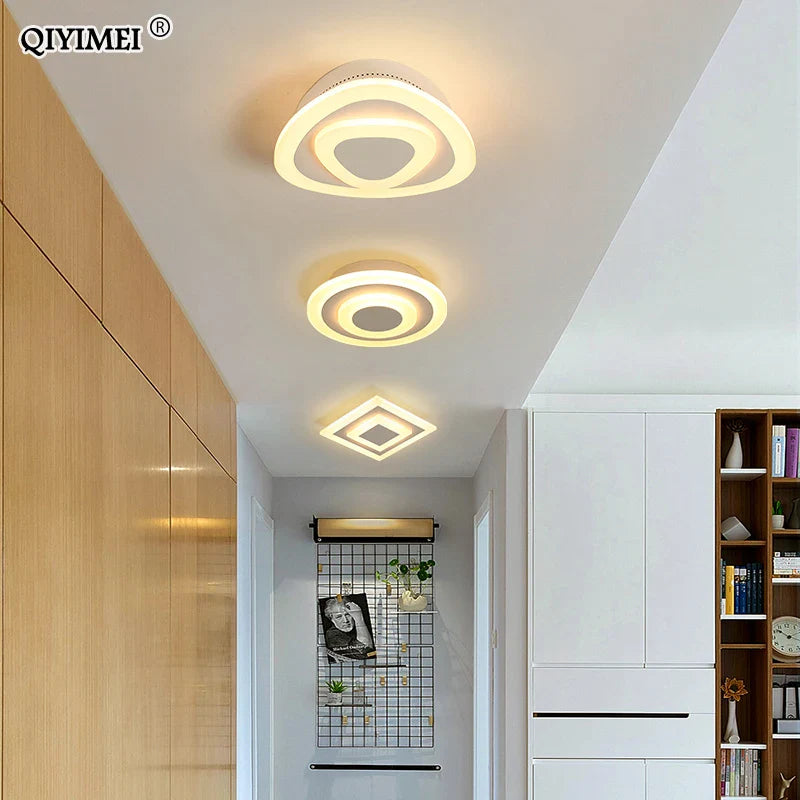 Modern LED Ceiling Light by Afralia™ for Bathroom Living Room - Home Decorative Lighting