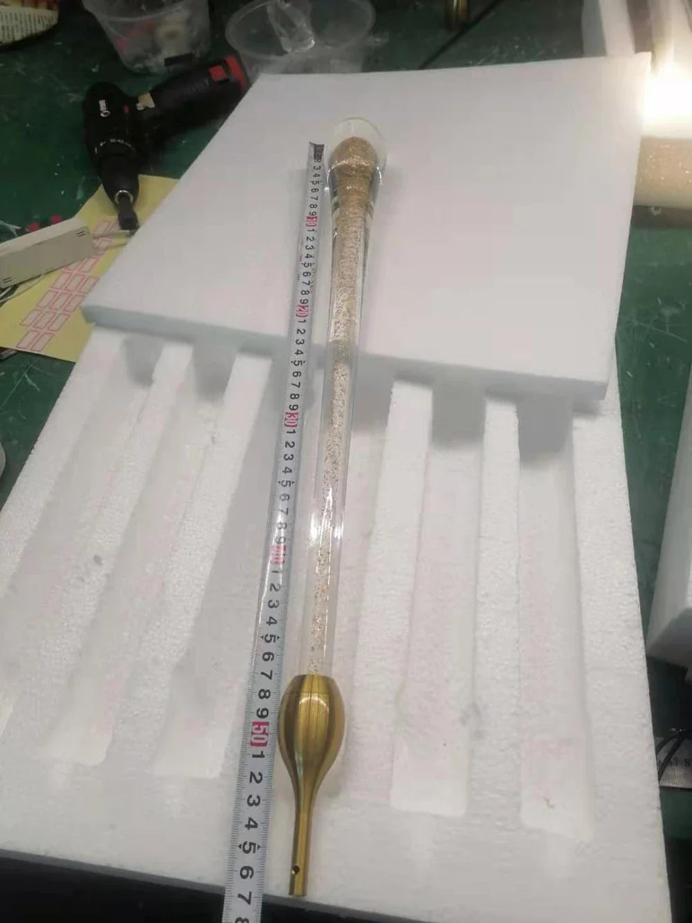 Modern Crystal Chandelier Water Drop Design LED Hanging Lighting for Villa Lobby by Afralia™