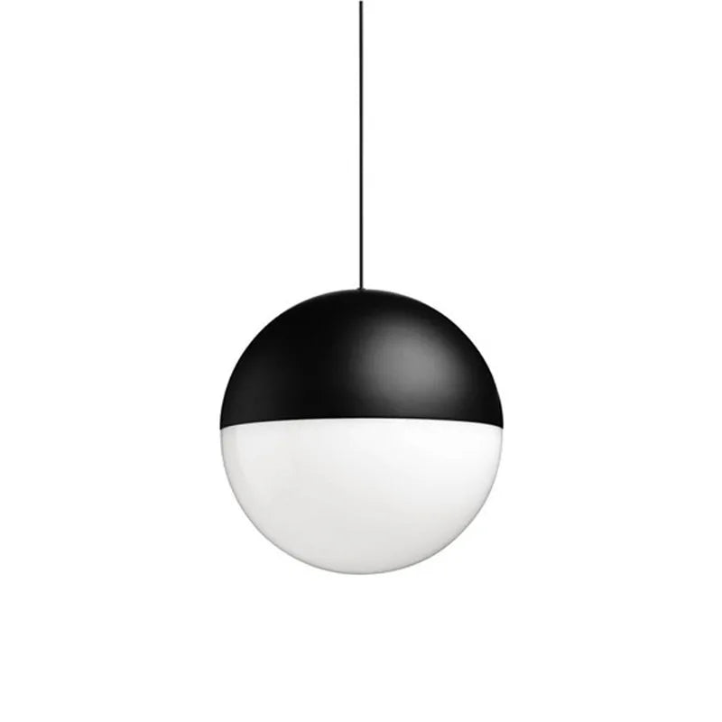 Afralia™ Geometric Glass Ball LED Pendant Chandelier Ceiling Lamp for Living Dining Bedroom
