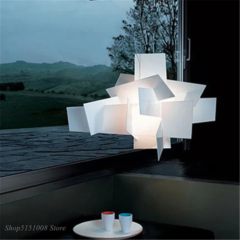 Afralia™ White Acrylic Pendant Lights Nordic Creative Dining Room LED Luminarias