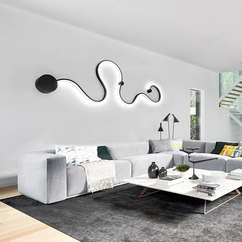 Afralia™ Iron Body LED Wall Lamp for Bedroom, Living Room, Study - Modern Sconce Fixture