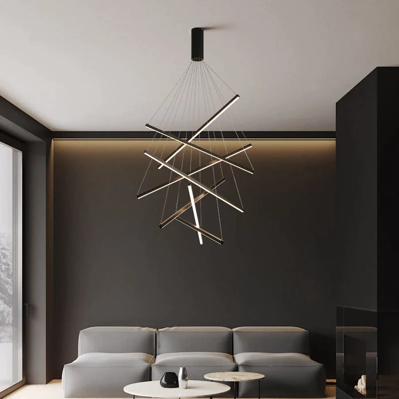 Afralia™ Ladder Characteristic Pendant Chandelier LED Living Room Kitchen Dining Light