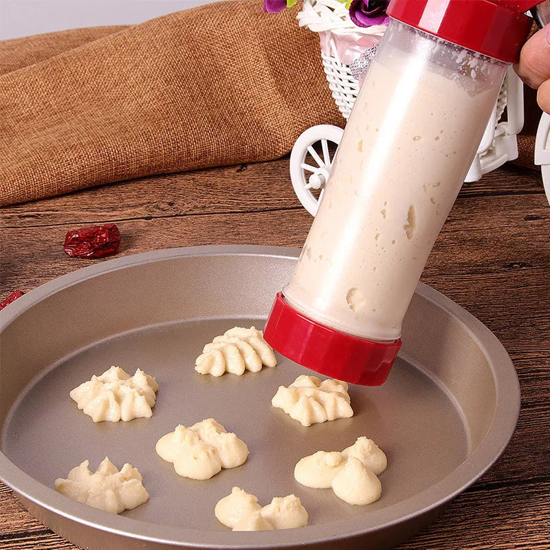 Afralia™ Cake Cream Decorating Gun Kit with Baking Tools