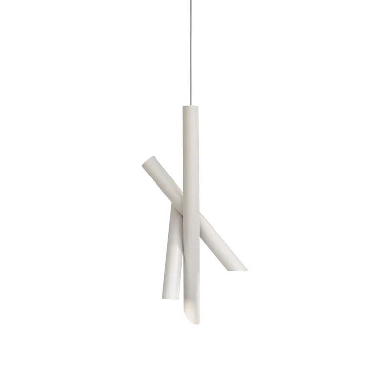 Afralia™ Tubes Pendant Light: Modern Designer Rose Gold Lamp for Study Office Restaurant