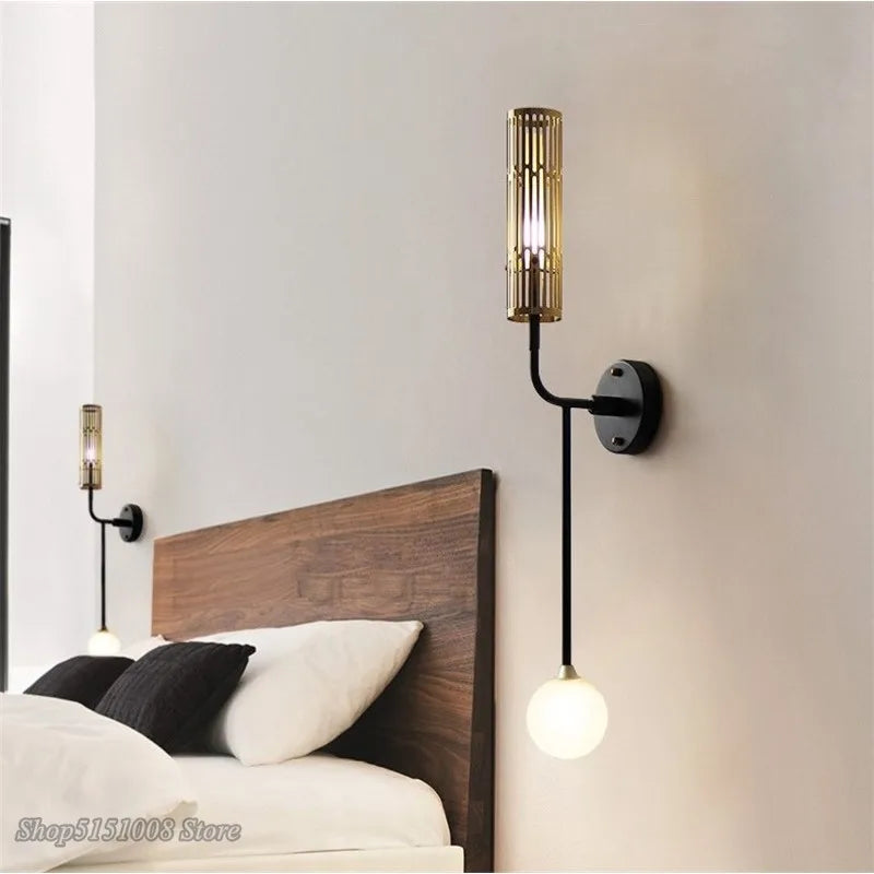 Afralia™ LED Wall Lamp: Modern Nordic Living Room Light for Luxury Decor