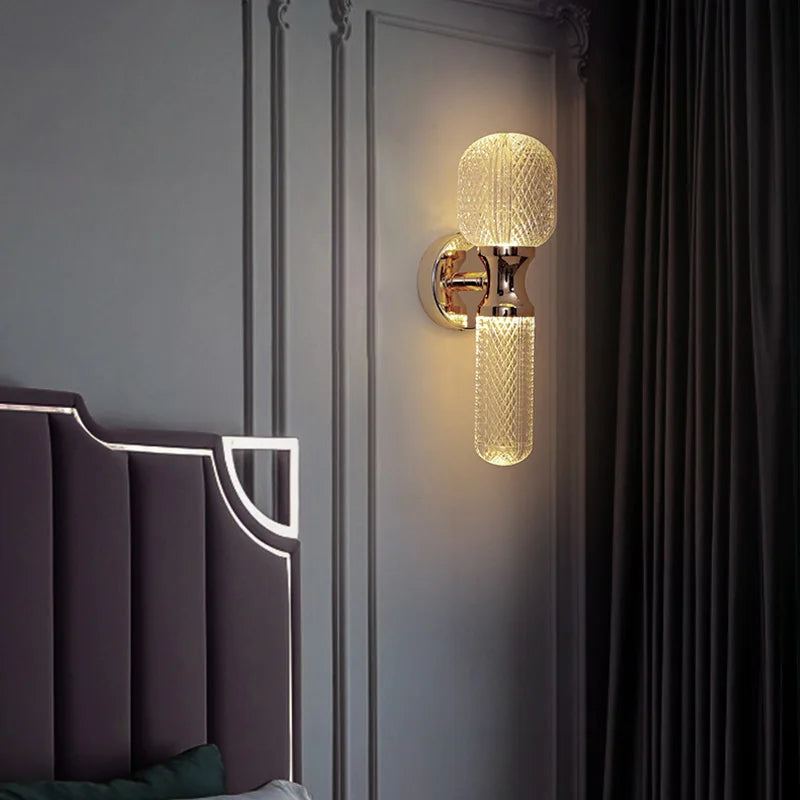 Afralia™ Modern Bedroom Wall Lamp: Sleek LED Indoor Light Fixture for Living Room, Study, Corridor