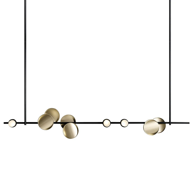 Afralia™ Nordic Chandelier Art Lighting Beauty Salon Creative Cilon Disc Luxury Wall Lamp