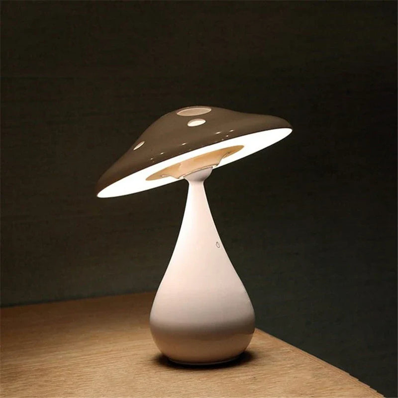 Afralia™ LED Mushroom Table Lamp for Bedroom, Touch Switch Night Light, Home Decor Art Lighting