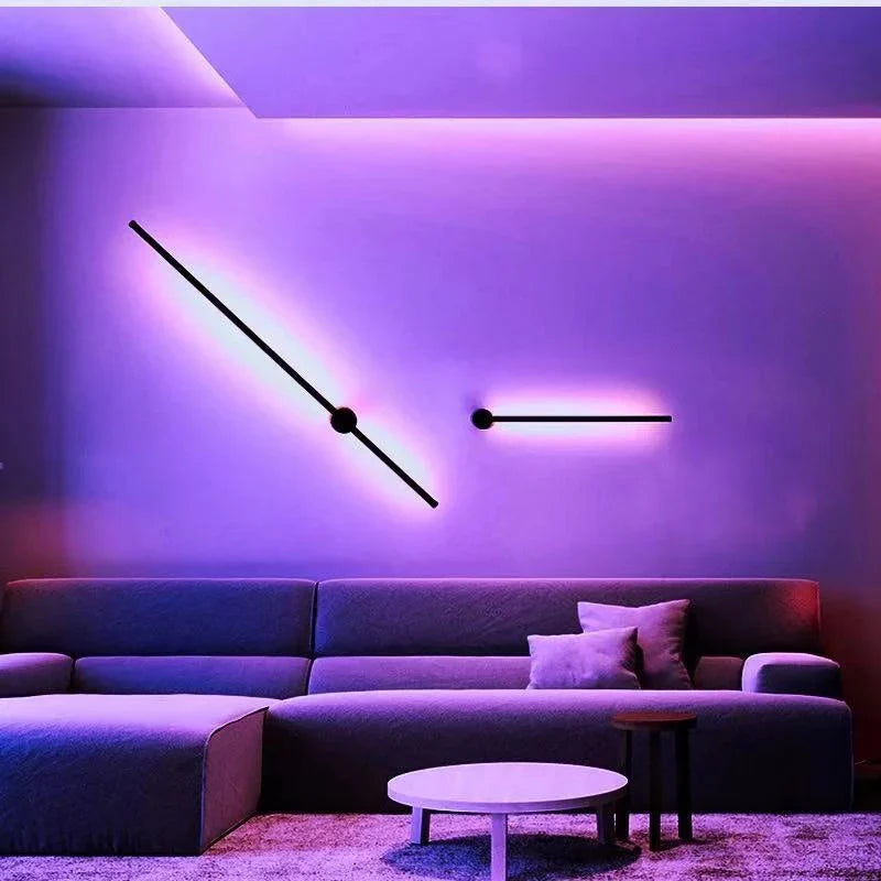 Afralia™ RGB Remote Dimming LED Wall Sconces for Bedroom and Living Room Lighting