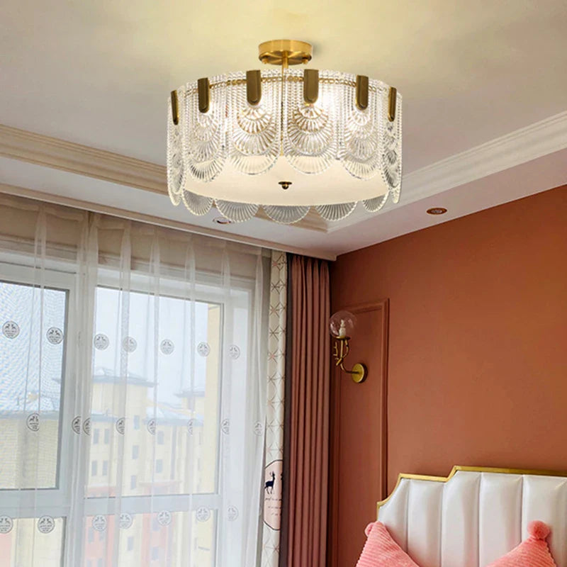 Afralia™ Luxe Palace Ceiling Chandelier - Elegant LED Lighting for Home and Hotel