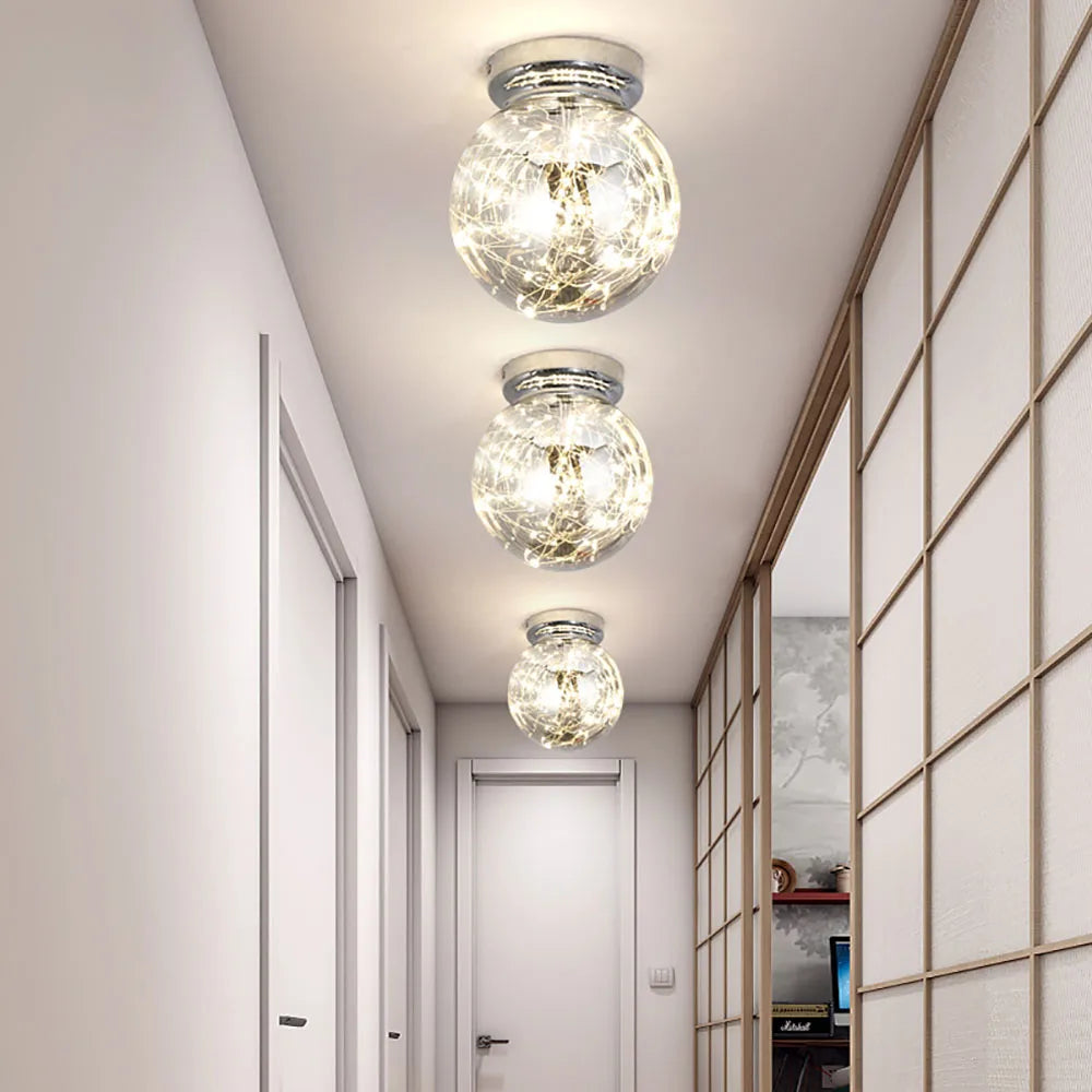 Afralia™ Gypsophila LED Ceiling Light: Modern & Nordic Style for Indoor Decor