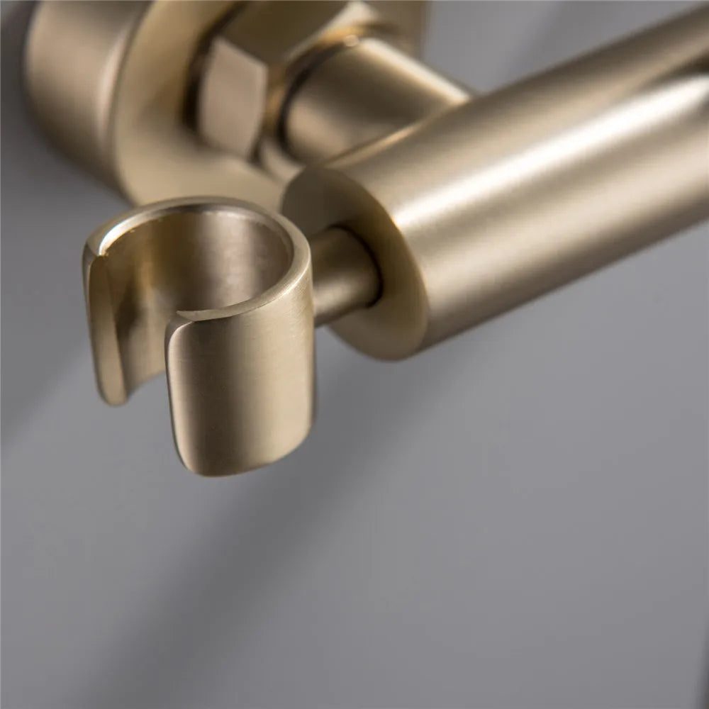 Afralia™ Hand Held Bidet Sprayer Kit with Hot and Cold Copper Valve for Luxury Bathroom