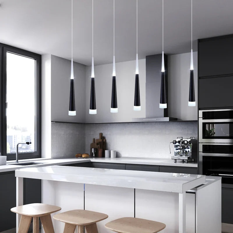 Afralia™ LED Chandelier Lighting for Staircase in Gold/Black/Silver/Coffe - Duplex & Villa Attic Suitable