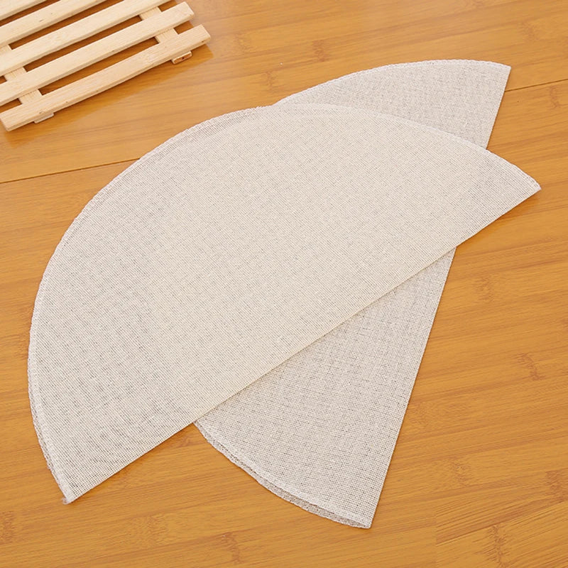 Afralia™ Round Steamer Cloth Set - 5PCS for Stuffed Buns, Steamed Bread | Practical Steamer Accessories