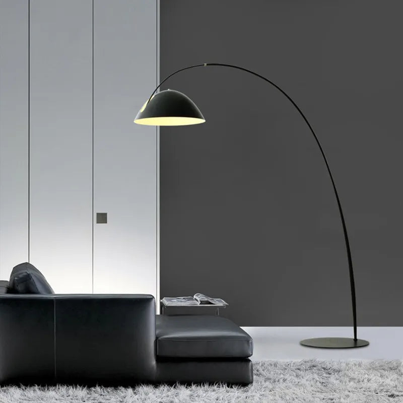 Afralia™ Nordic LED Floor Lamp | Minimalist Vertical Design for Living Room and Bedroom