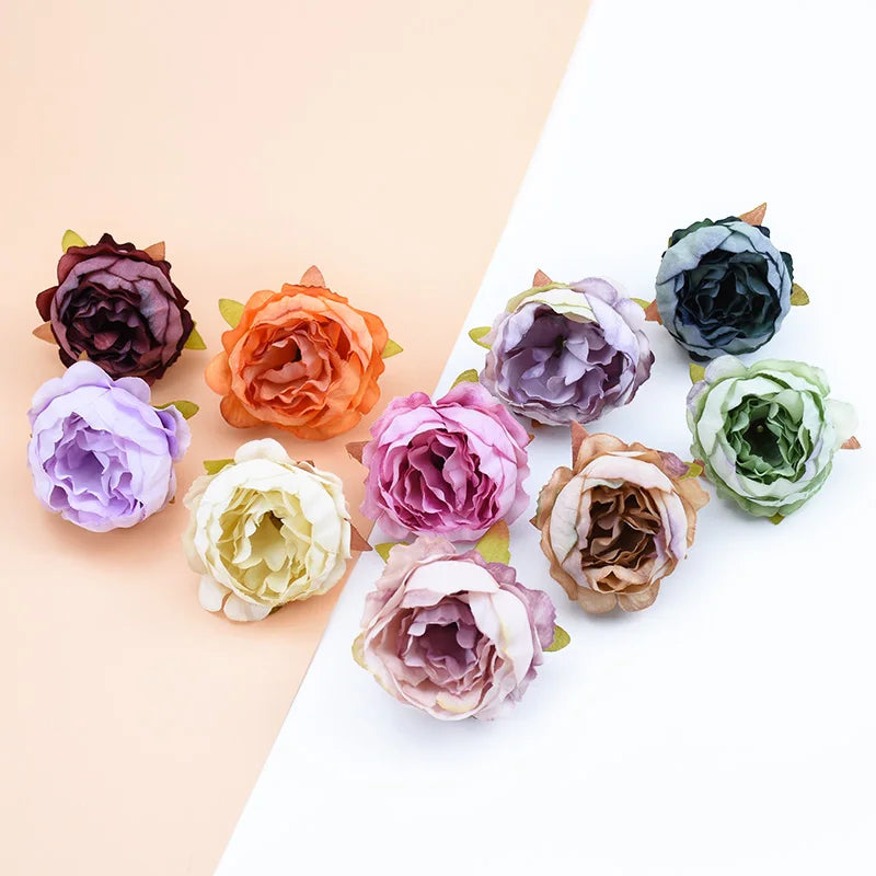 Afralia™ Silk Peonies Flower Wall Wedding Home Decor Artificial Flowers Bouquet