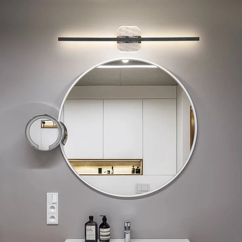 Afralia™ LED Mirror Wall Lamp for Modern Minimalist Decor