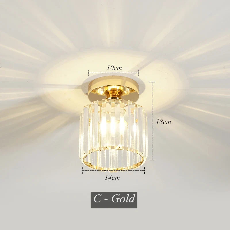 Afralia™ Crystal LED Pendant Chandelier for Dining Living Room Decor