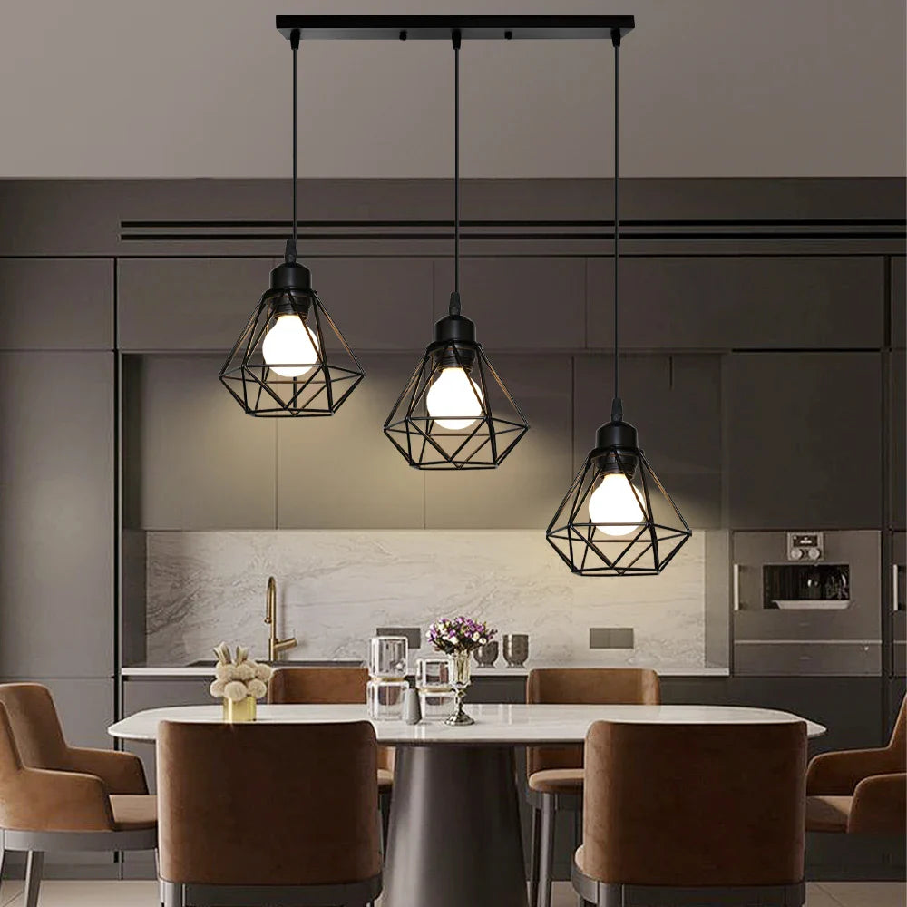Afralia™ Modern LED Pendant Chandelier for Kitchen Living Room Bedroom