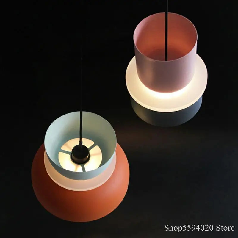 Afralia™ Modern Lustre Pendant Lights: Halo Hanglamp Nordic Loft Makaron Lamparas Lighting