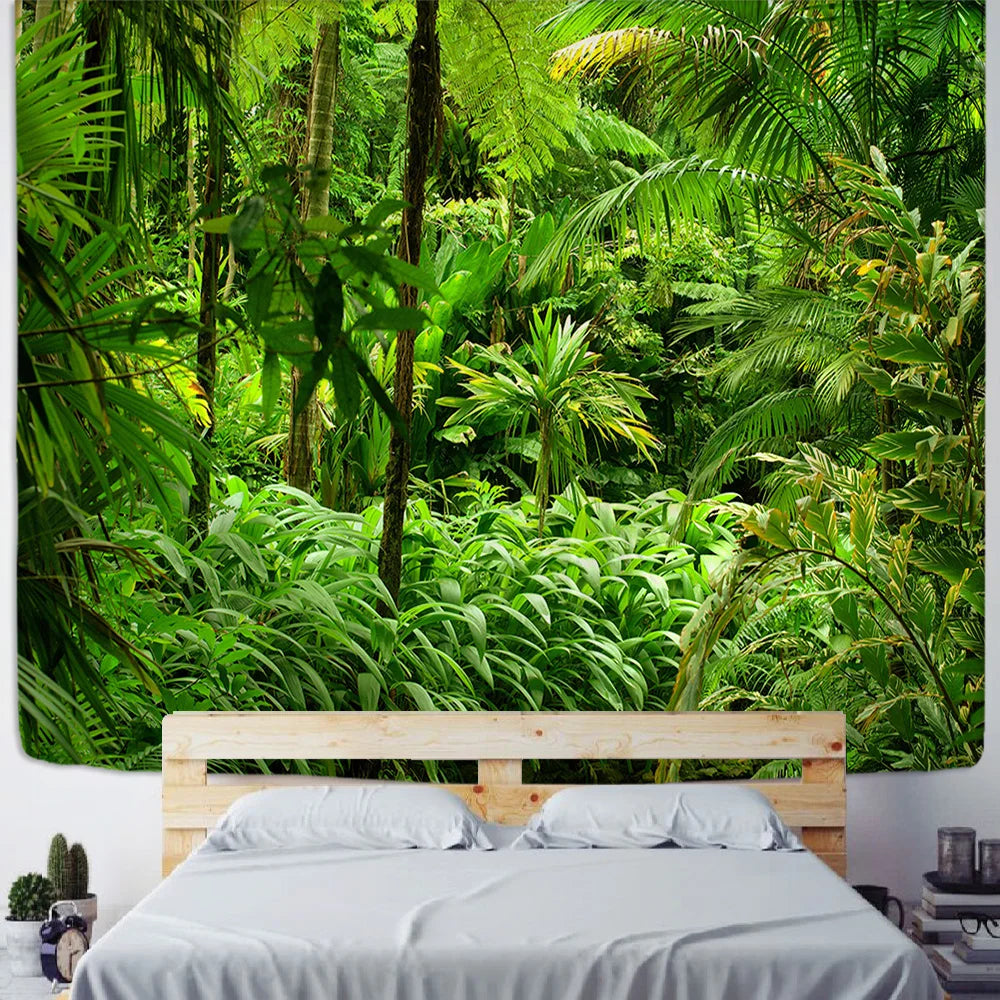 Afralia™ Natural Forest Mandala Wall Tapestry - Bohemian Wall Art Decor