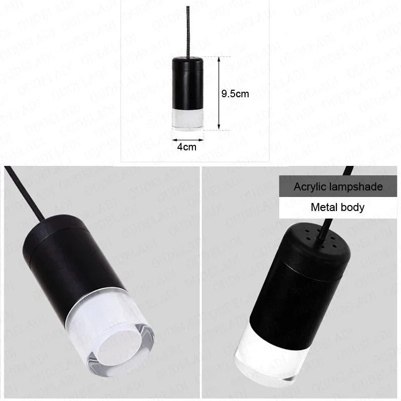 Afralia™ Industrial Retro Wall Lamp Black LED Hanging Light