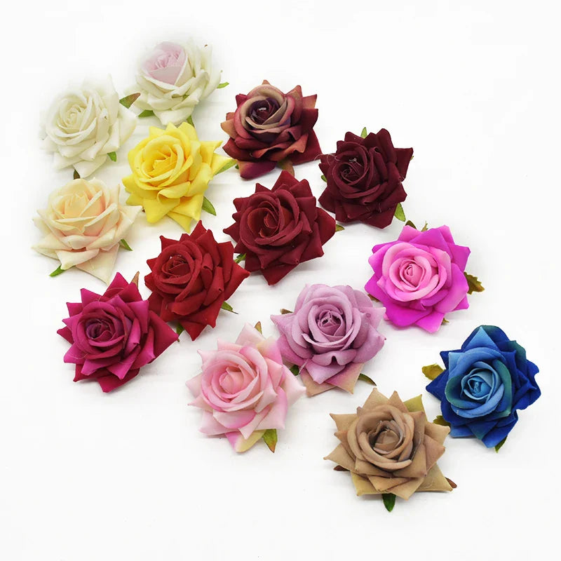 Afralia™ Silk Roses: Artificial Flowers Wedding Decor DIY Gifts Festival Supplies